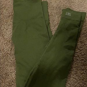 Green Set Active Leggings